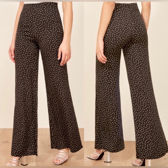Reformation | Polka Dot Sorrenti Pants - Picture 2 of 14